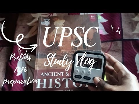 UPSC STUDY VLOG MALAYALAM | UPSC PRELIMS PREPARATION 2026 #upsc2026