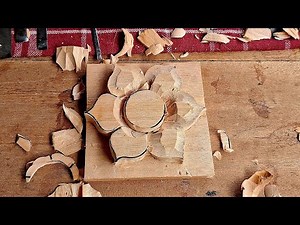 Easy wood carving || wood carving ideas for beginners || wood carving tutorial