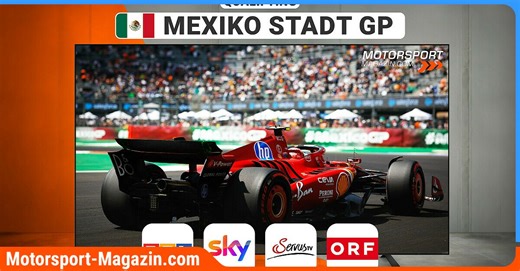 Formel 1 im TV: Wo läuft das Qualifying in Mexiko heute live im Free-TV und Stream?