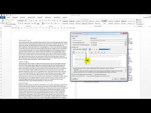 Formatvorlagen verwenden und bearbeiten – Word-Tutorial