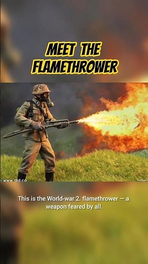 WWII Flamethrower: How This Weapon Incinerated Bunkers
