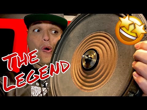THE LEGEND!!! Part 1 of 2. Cerwin Vega Stroker subwoofer recone rebuild.