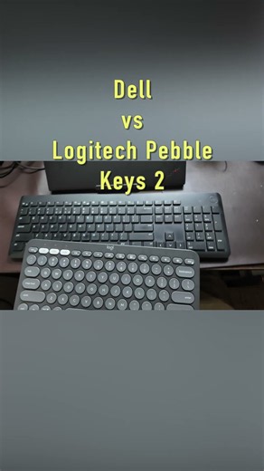 Dell Keyboard vs Logitech Pebble Keys 2 | Huge Upgrade?
