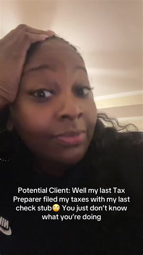 Some of y’all be trying to FILE A WHOLE TAX RETURN WITH A LAST CHECK STUB like it’s a crystal ball 🤣🤣 Baby that’s not “fast filing”that’s fraud with confidence. That last stub is NOT your W-2. It don’t have your final wages. It don’t have your full withholdings. And it definitely don’t tell the IRS the truth 😬 Now what I can do with your last check stub? 👉 Give you a FREE REFUND ESTIMATE so you can see what you might be working with. Get yours TUHDAY link in my bio💛 Don’t rush the process. 