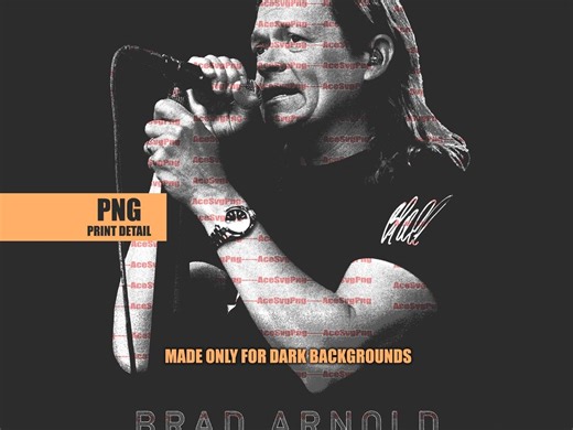 Brad Arnold Png Sublimation Print File - Etsy