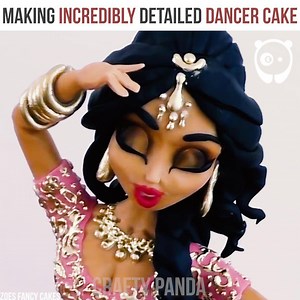 5.9K views · 59 reactions | Making incredibly detailed dancer cake Partner: Zoe's fancy cakes: youtube.com/user/zoesfancycakes Follow: instagram.com/zoesfancycakes/ | Crafty Panda How | Facebook
