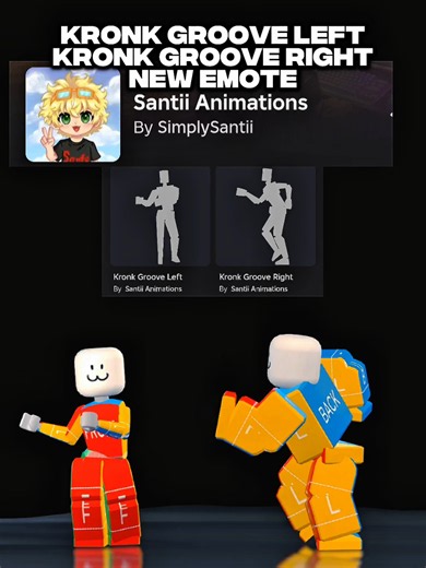New Dance: Kronk Groove Left/Right Group: Santii Animations #robloxemote #robloxdance #robloxoutfits #robloxoutfitideas #kronksnewgroove