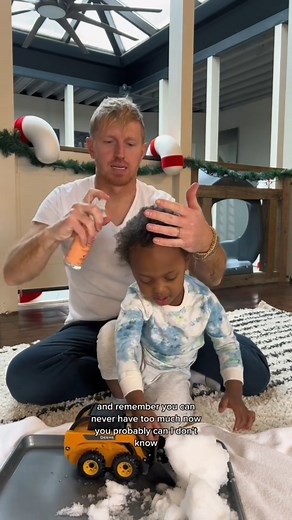 2.3M views · 10K reactions | Baby steps, y’all! Yes, we have a black barber. No, we won’t just shave it off. You can’t learn if you don’t practice! ❤️ #dadlife #toddler #hairroutine #haircare #reels | Happilyevansafterr | Facebook