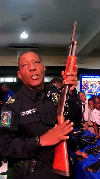 JCF Police Expo 2023, Shotgun And Rifle Intro #police #jamaica #travel #lawenforcement #jcf #popo