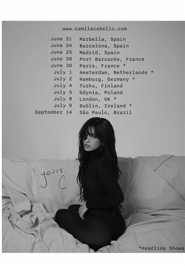 This was my redemption arc for the cancelled romance tour in 2020 🥹❤️ 01/07/2025 🌹 #camilacabello #cxoxo #yoursctour #fy #fyp @Camila Cabello 🤍