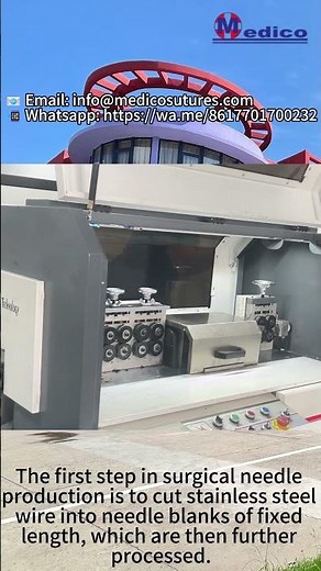 Surgical Suture Needle Production Step 1 | Needle Blank Making