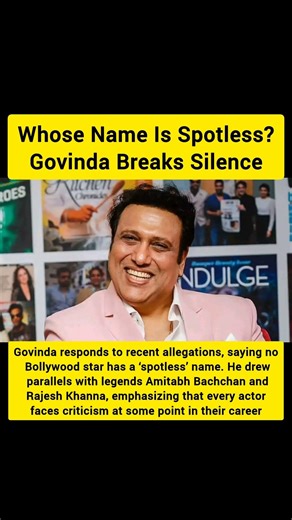 Govinda Hits Back at Allegations | Bollywood Legends Comparison #govinda #news