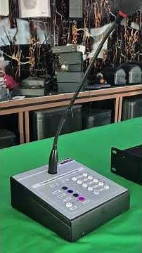 BF-CP10 10 Bölgeli Acil Anons Kontrol Ünitesi ve BF-ZM10 Mikrofon Ünitesi