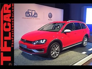 2017 VW Golf SportWagen Alltrack: 2015 New York Auto Show One Take