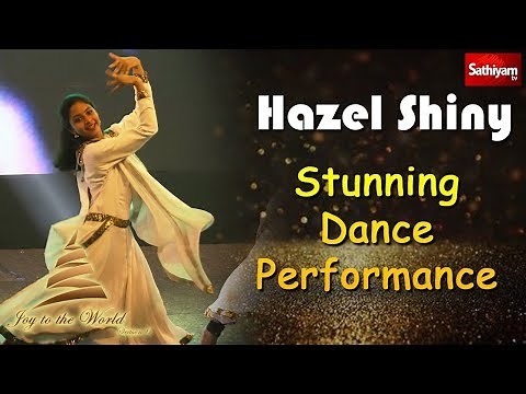 Hazel Shiny Stunning Dance Performance | Joy to the World 2019 | Sathiyam News |christmas dance song