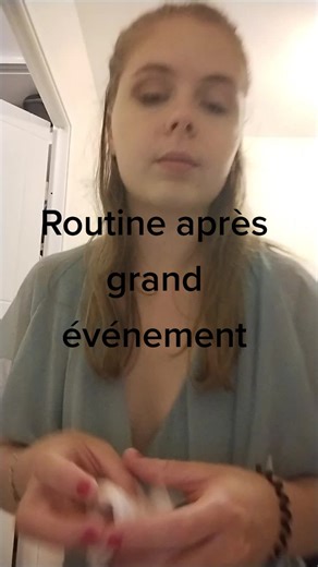 Petite routine du soir exceptionnelle après un super bal de promo #sante #bien #etre #nightroutine #routine #CapCut
