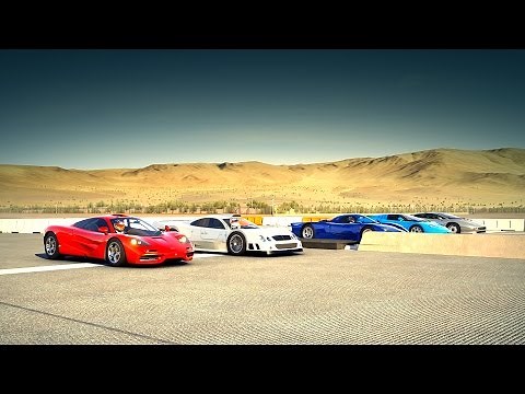 Forza 6: World's Greatest Drag Race! FASTEST 90's Supercars.