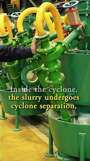 Small scale cyclone separation system: achieving efficient separation of coarse and fine particles.