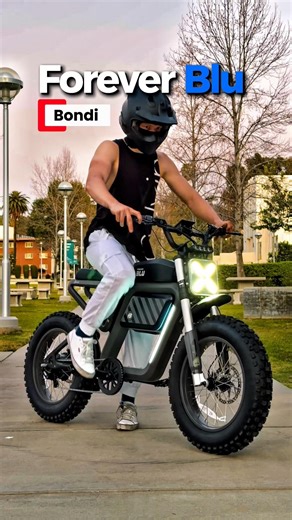 Blu Bondi 🤩 Use Code “68V” @F‪@FOREVERBLUEbikes‬moto #surron #ebike #motorcycle #viral #foreverblue