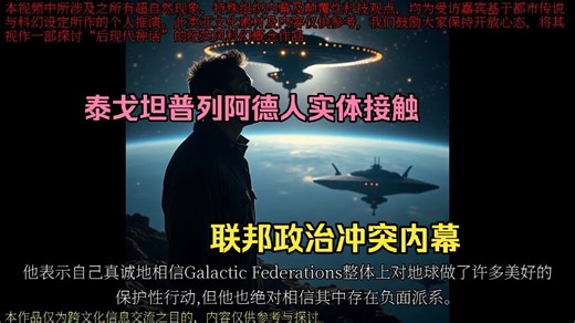 联邦的真相到底是什么？外星联络人首度公开星际政治斗争内幕：泰格坦人为何与联邦决裂？揭露控制地球的深层阴谋与人类被重置六次的虚假历史！