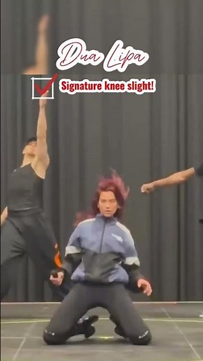 BEHIND THE SCENES - DUA LIPA’S SIGNATURE KNEE SLIDE