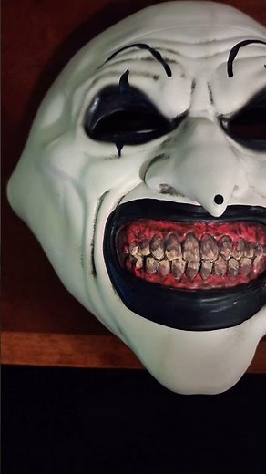 SPIRIT HALLOWEEN ART THE CLOWN TERRIFIER COSTUME MASK REHAUL!!