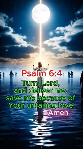 Psalm 6:4 Turn, Lord, and deliver me; save me because of Your unfailing love