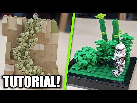 Five Simple Plant Techniques That Will Make Your Mocs Look More Realistic | LEGO Plant Tutorial!