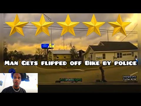 Man Gets Flipped Off Dirt Bike By Police During Police Chase Reaction Video😳😳(RandeezyTv)