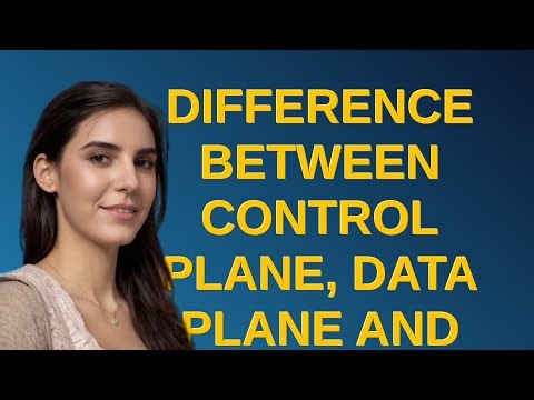 Networkengineering: Difference between control plane, data plane and management plane?