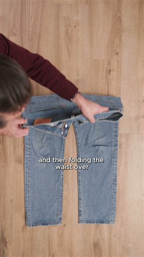 How To Fold Jeans Hack