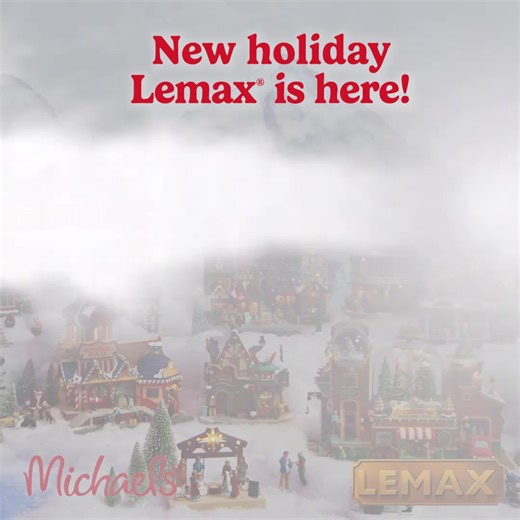 New holiday Lemax is here! Bring home your favorite designs before they're gone, and add some wow to your winter wonderland. | Michaels Stores