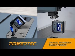 Digital Angle Gauge, Magnetic Level Finder for Table Saw, Band Saw & More #woodworking #diyprojects