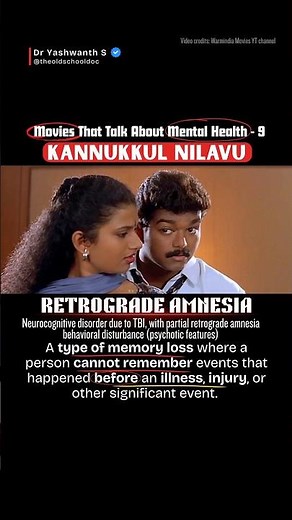 Movies that talk about Mental Health - 9 | 🎬 Kannukkul Nilavu