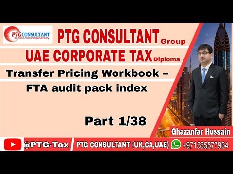 Transfer Pricing Learning Workbook – FTA audit pack index | UAE Corporate Tax #uaecorporatetax