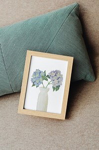 Watercolor Hydrangea Flower Painting Digital Print Download. Print at Home - Etsy Canada