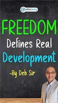 🧠 Development ≠ GDP | Amartya Sen’s Freedom Lens Explained | UPSC