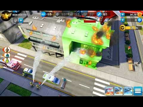Emergency HQ, Elite Responder Mission #3, Neon sign file, Level 52