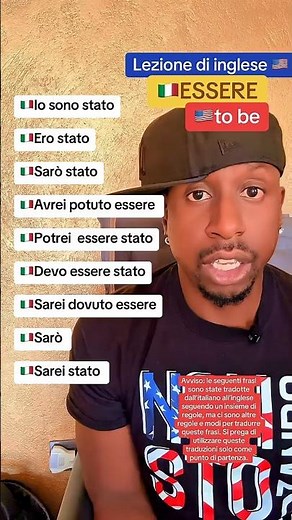 Lezione di inglese - VERBO ESSERE “to be “