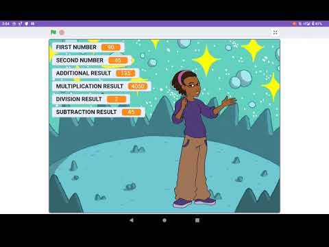 Coding a simultaneous calculator with scratch#coding#programming