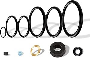 3 Pack Lighter Seal Kit for S.T.Dupont L2 - Includes O-Rings, Refill Valve Gaskets, Rubber Stoppers, and Filter Cotton for Lighter Repair