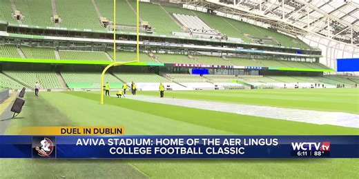 An inside look into Aviva Stadium ahead of kickoff in Ireland