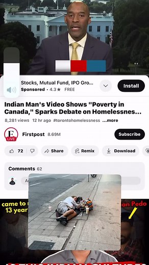 Description - By @firstpost Viral video from Toronto has highlighted the growing homelessness crisis in the city. Footage shared on Instagram by an Indian man shows a person washing clothes in public, while people gather for food distribution. Reports indicate Toronto’s unhoused population more than doubled in three years, reaching an estimated 15,400 in 2024, up from 7,300 in 2021. The federal Everyone Counts 2024 survey found nearly 60,000 people experienced homelessness on any given night in 