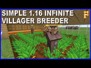 How to make Super Easy 1.16.x Infinite Villager Breeder (Tutorial)