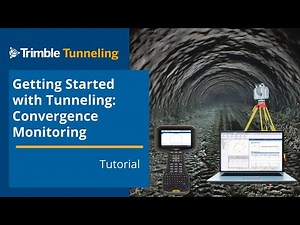 Getting Started with Trimble Tunneling: Convergence Monitoring