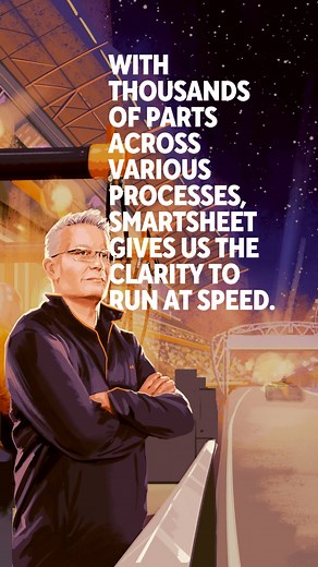 +14,000 parts. One source of clarity. Smartsheet helps the McLaren F1 Team scale without slowing down. | Smartsheet | Facebook