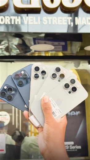 Tamizha Mobiles on Instagram: "iphone 15 pro (256Gb) Bh:100 ✨🙌 73000 only🙌✨ With All Complementry OG Adaptor✨✅"