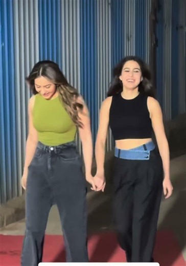 Sara Ali khan with rakul preet