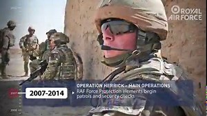 Watch a timeline of the Royal Air Force's contribution to Afghanistan over the past 20 years. | Royal Air Force