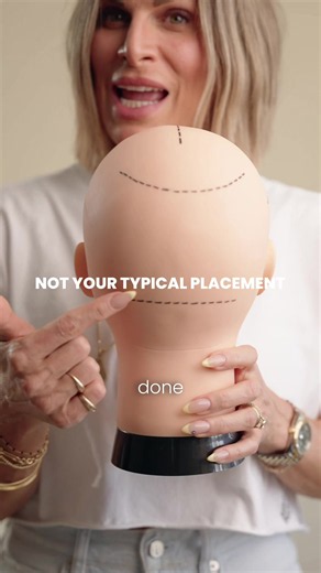 Nape Mini Row Placement for Seamless Hair Extensions